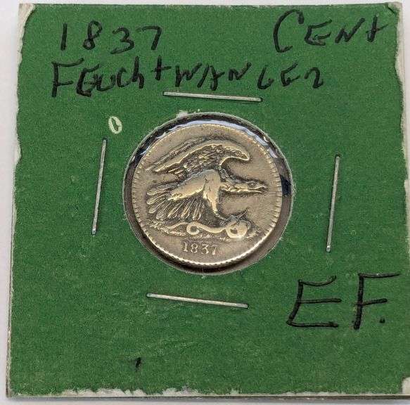 1837 Feuchtwanger New York Cent Coin