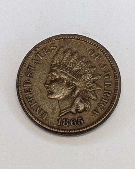 1865 Indian Head Penny Coin