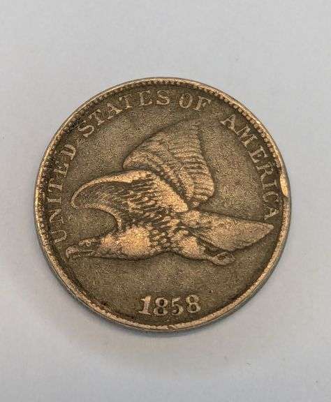 1858 Flying Eagle Cent Coin