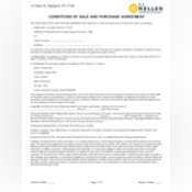 Thumbnail image of Conditions of Sale / Purchase Agreement