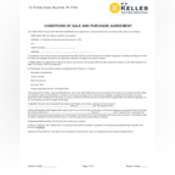 Thumbnail image of Conditions of Sale / Purchase Agreement