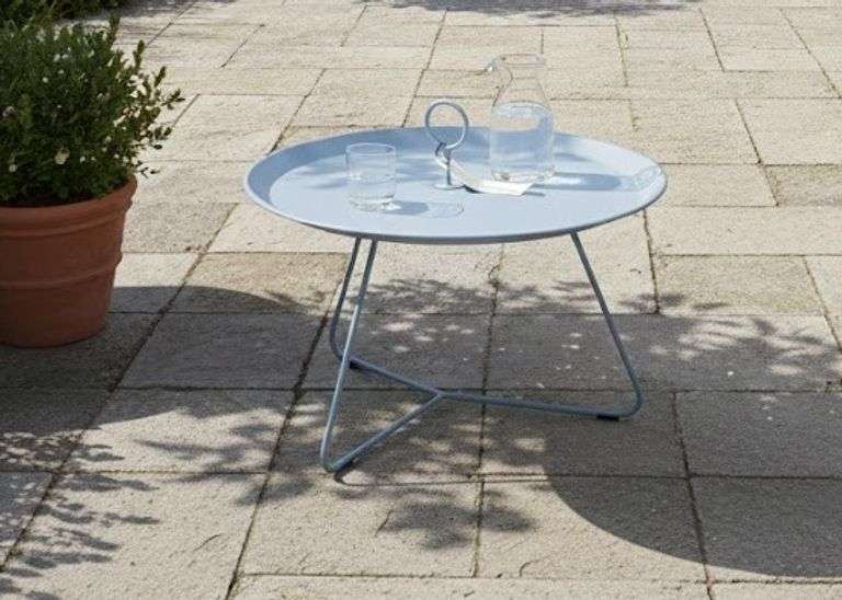 Houe EYELET 28" Tray Table - Pigeon Blue