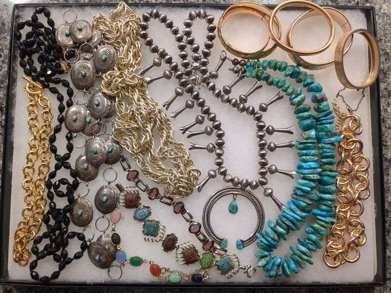 Necklaces, Belt, and Bracelets plus Gold Filled Bangles