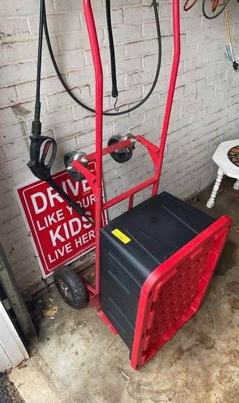 Convertible Handcart and Storage Bin