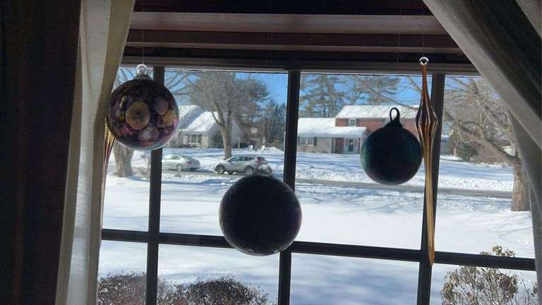 Glass Hanging Ornamental Balls
