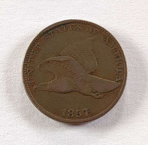 1857 Flying Eagle Penny Coin