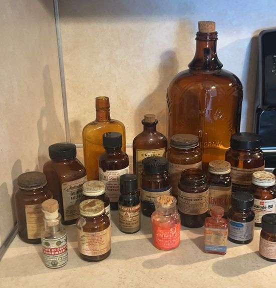 Vintage Pharmacy Bottles
