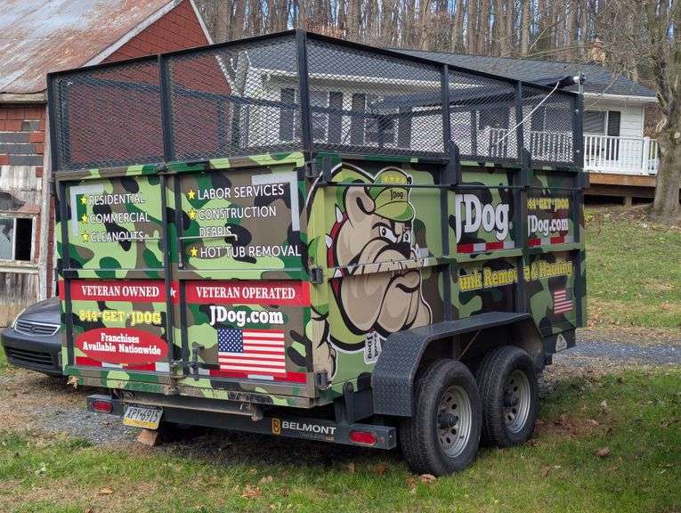 12' Belmont Dump Trailer Auction in Lancaster County, PA