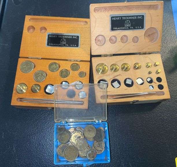 Vintage Henry Troemner Inc. Pharmaceutical Weight Sets and More