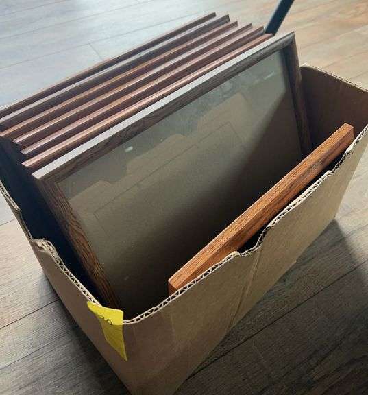 9 Oak Tone Picture Frames