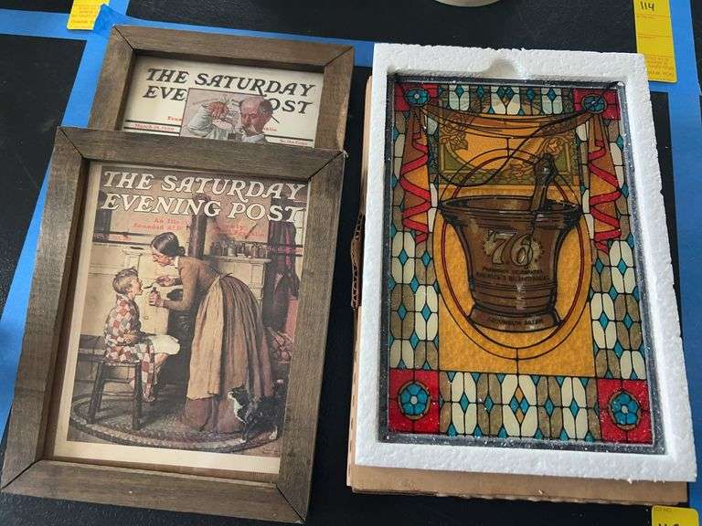 Painted Glass Pharmacy Sign and More