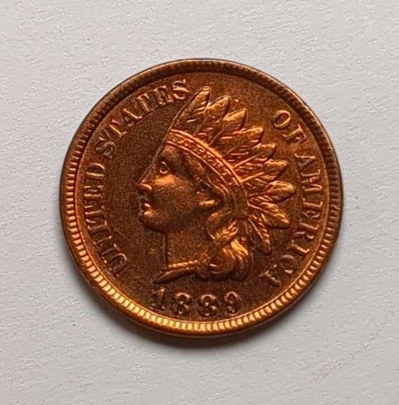 1889 Indian Head Penny Coin