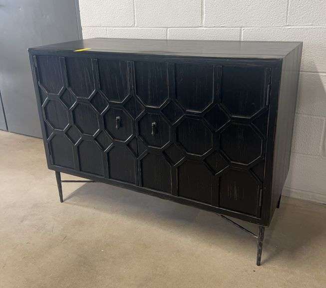 Starlight Canyon Home Black Accent Cabinet