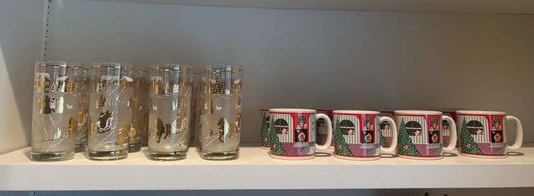 Christmas Glasses and Mugs