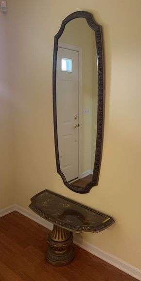 Entryway Table and Mirror