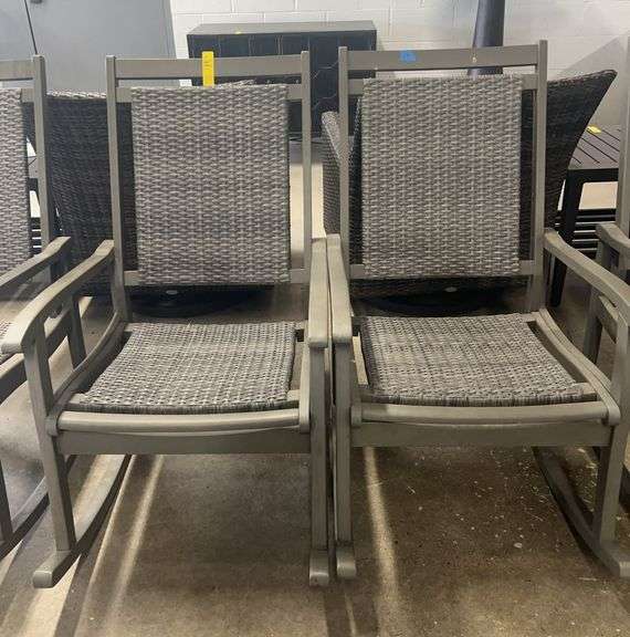 Gray Rocking Chairs by Ashley Outdoor