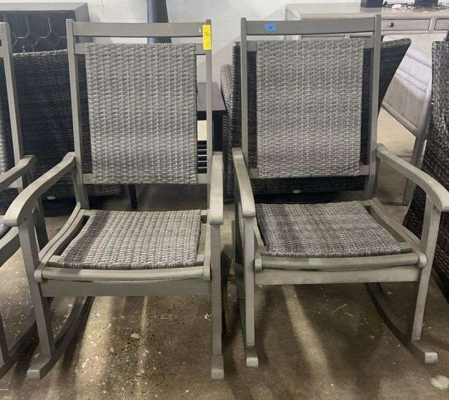 Gray Rocking Chairs by Ashley Outdoor