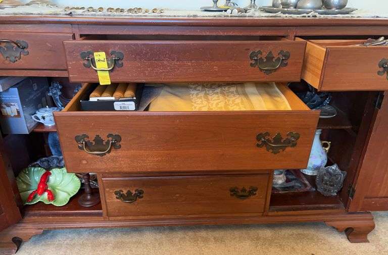 Contents of Buffet Cabinet