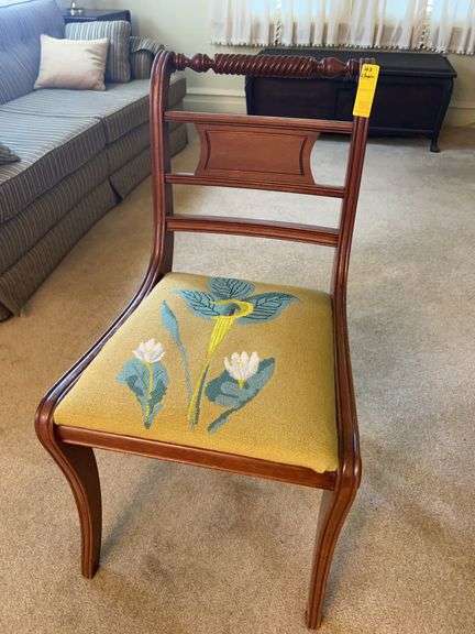 Vintage Needlepoint Chair