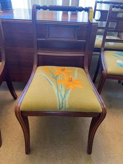 Vintage Needlepoint Chair