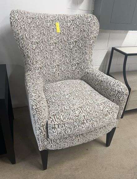 Modern Accent Wing Chair by Sam Moore Furniture