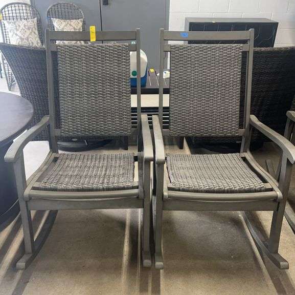 Gray Rocking Chairs by Ashley Outdoor