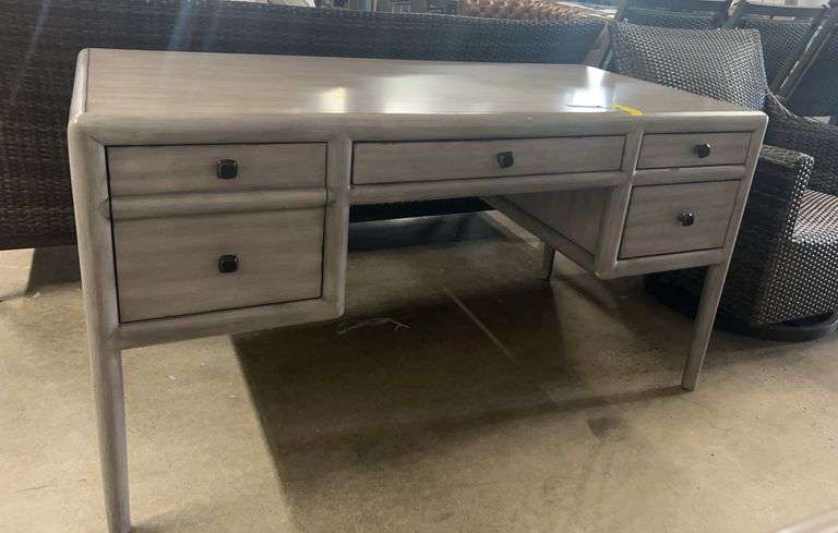 Grey Tone Desk by Hooker