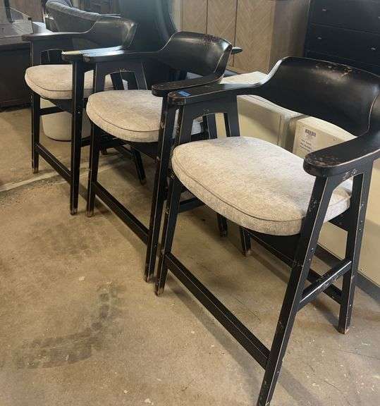 Distressed Counter Stools - H.K. Keller