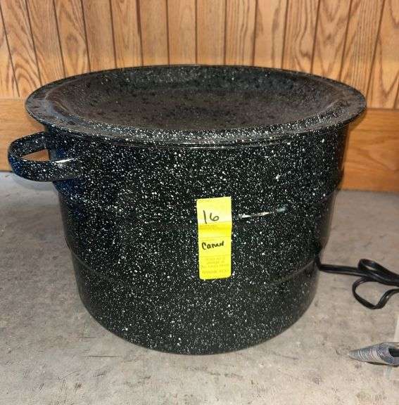Speckled Enamel Water Bath Canning Pot