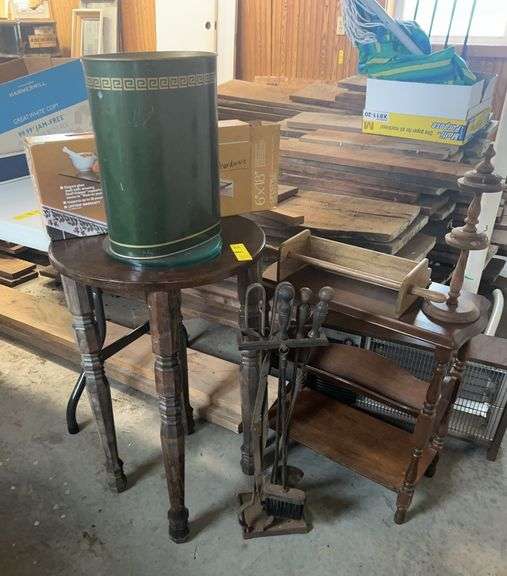 Fireplace Tools, Paper Towel Holder, Accent Table and More