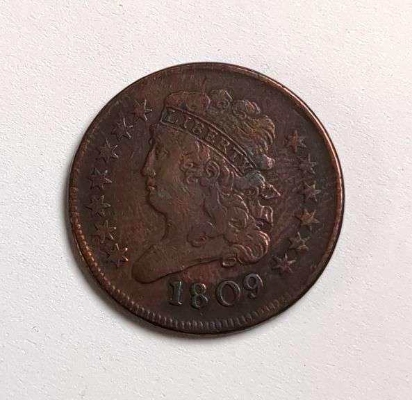 1809 Half Cent Coin