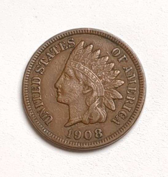 1908-S Indian Head Cent Coin