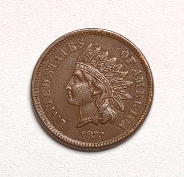 1873 Indian Head Cent Coin
