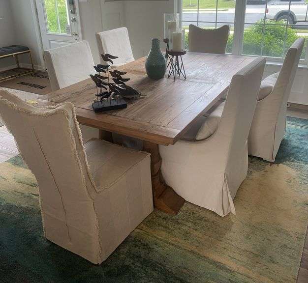 Uttermost Table and 6 Chairs