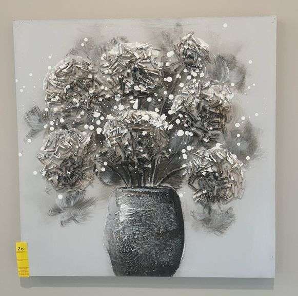 Artwork of Flowers in Vase