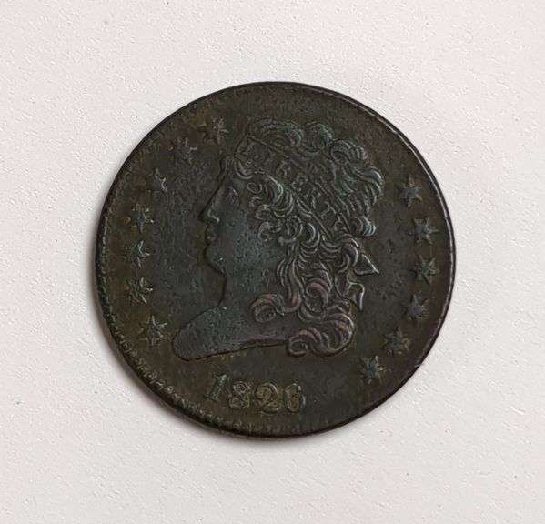 1826 Half Cent Coin