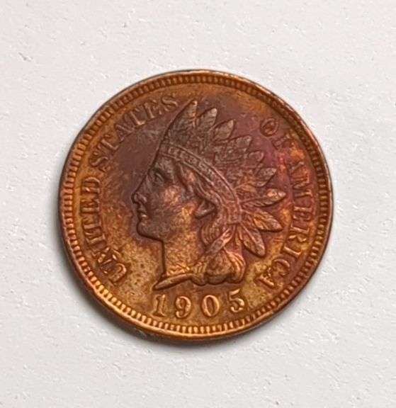 1905 Indian Head Cent Coin