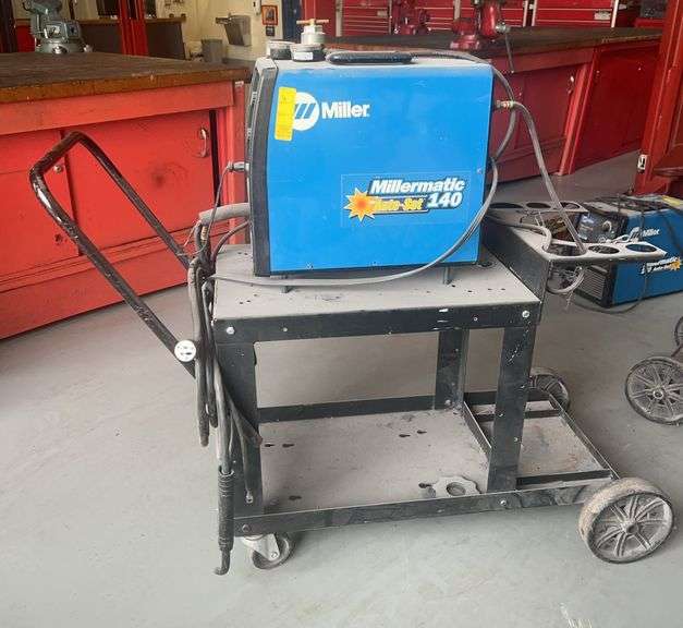 Miller Millermatic 140 Welder, Cart and Hosing