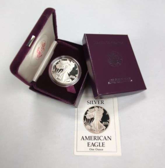 Silver Proof 1988 American Eagle One Dollar Coin
