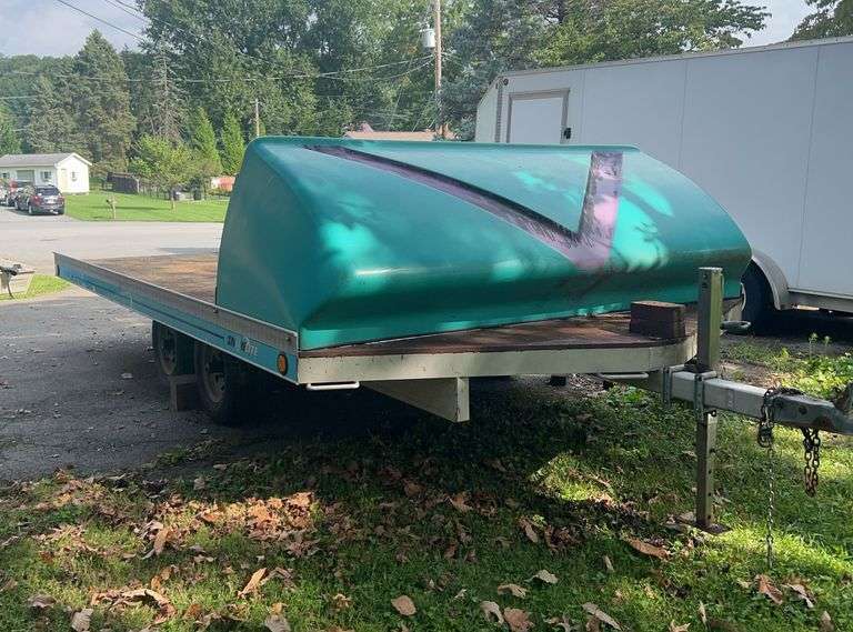 Snowlite 14 Ft Snowmobile Trailer by Ravens 1R1SF142XRD942313