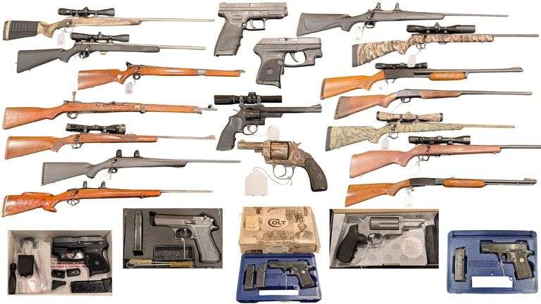 Quality Rifles, Revolvers, Pistols, and Shotguns Online Auction in Lancaster County, PA