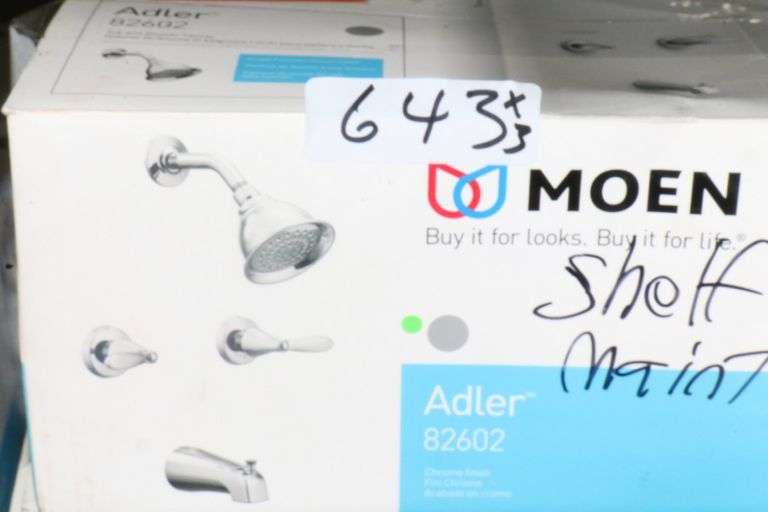 MOEN 82602 TUB & SHOWER FINISH ADLER 2HANDLE 1SPRAY TUB AND SHOWER