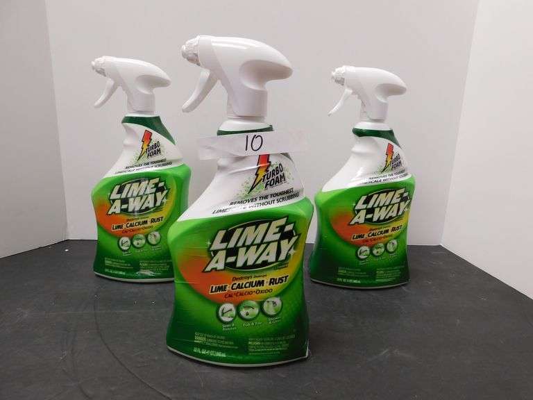 LIME-A-WAY DESTORYS LIME, CALCIUM, RUST IN SINKS & FIXTURES, TUB & TILE ...
