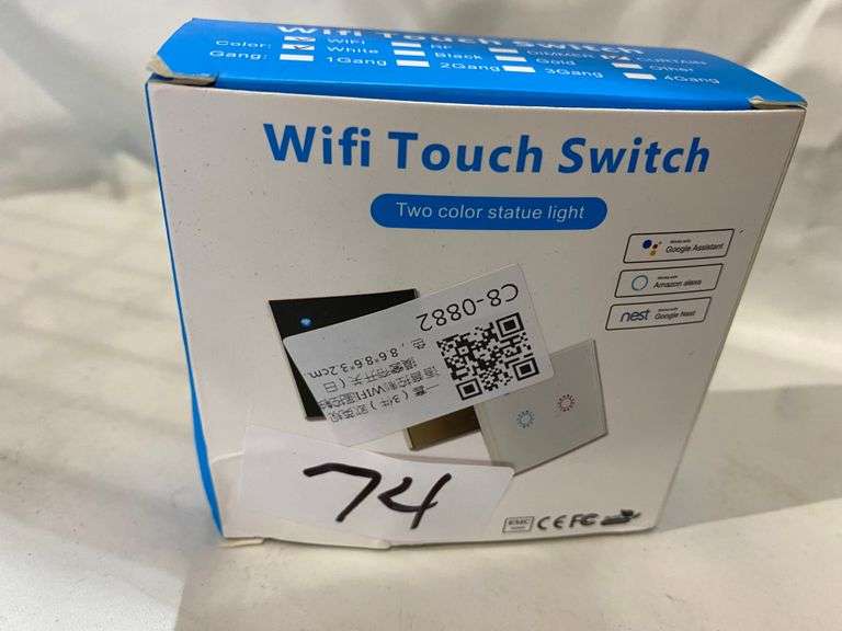 TWO COLOR WIFI TOUCH SWITCH STATUE LIGHT