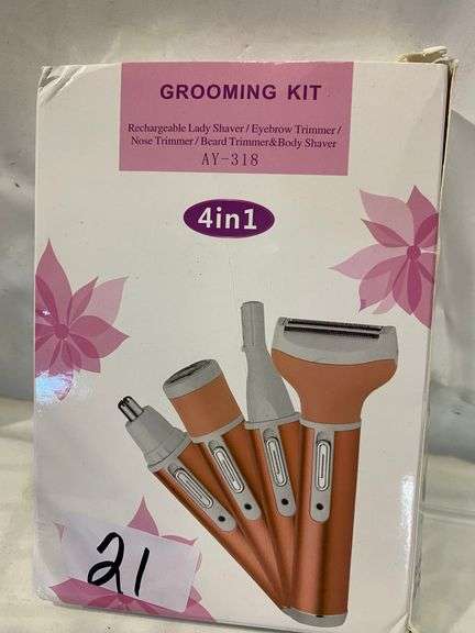 4 IN 1 LADY GROOMING KIT