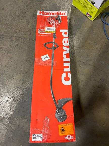 [Retail: $98.0] - Homelite 2-Cycle 26 cc Curved Shaft Gas Trimmer-USED ...