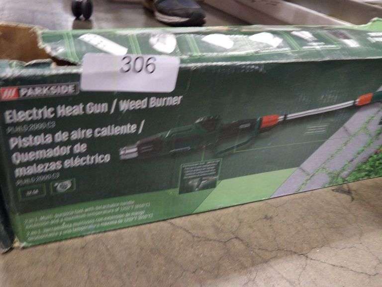 PARKSIDE OPEN BOX NEW ELECTRIC HEAT GUN WEED BURNER CORDED MODEL NUMBER