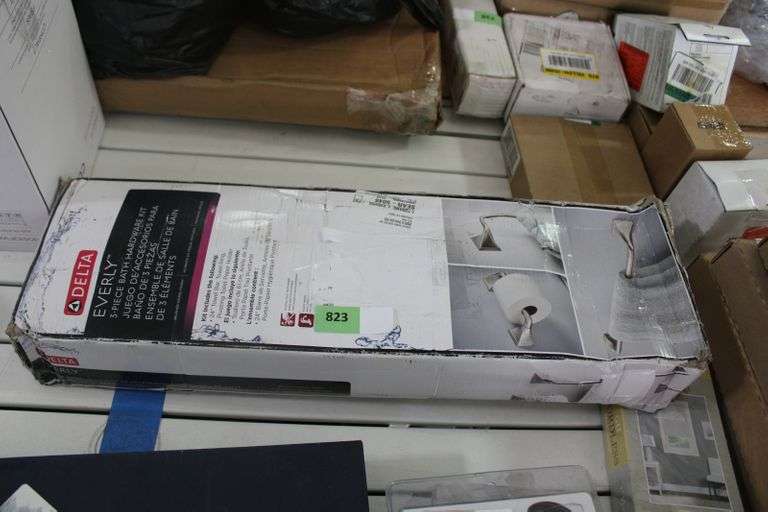 Everly 3Piece Bath Hardware Set Towel Ring/Toilet Paper Holder& Towel