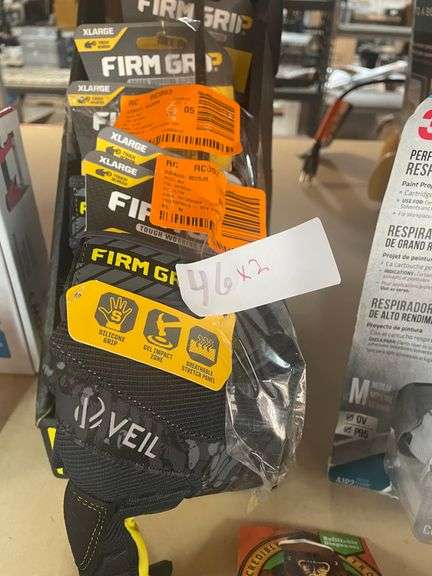 FIRM GRIP TOUGH WORKING GLOVES SIZE XL