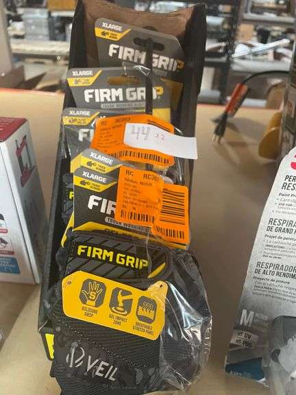 FIRM GRIP TOUGH WORKING GLOVES SIZE XL